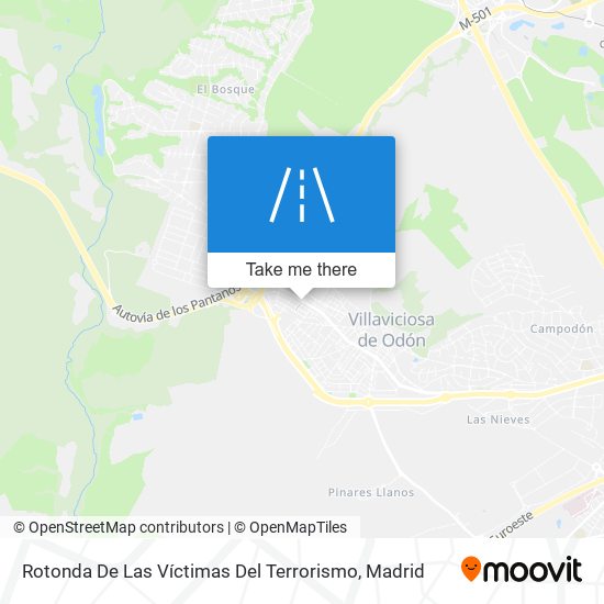 Rotonda De Las Víctimas Del Terrorismo map