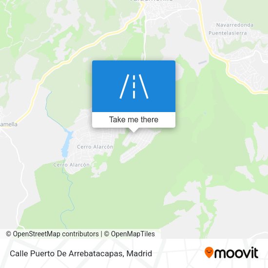 Calle Puerto De Arrebatacapas map