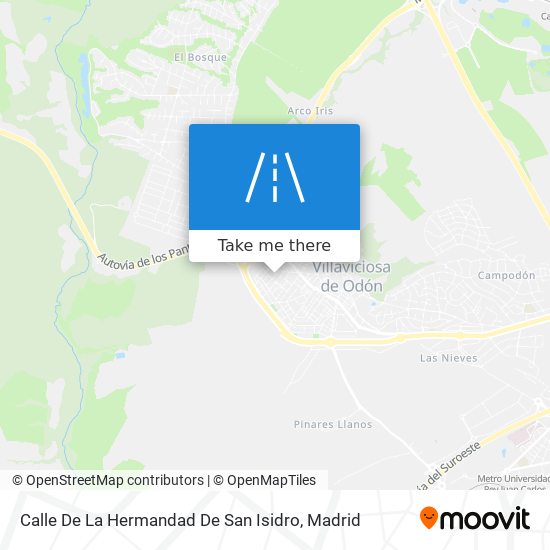 Calle De La Hermandad De San Isidro map