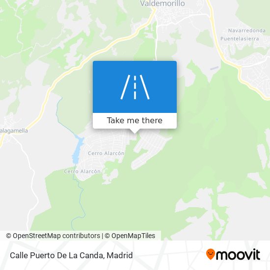 How get to Calle Puerto La Canda in Valdemorillo by Bus?