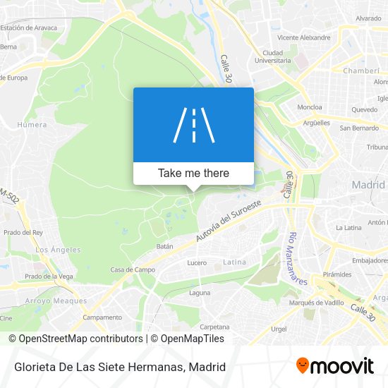 Glorieta De Las Siete Hermanas map