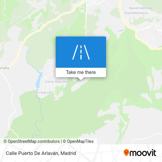 Calle Puerto De Arlaván map