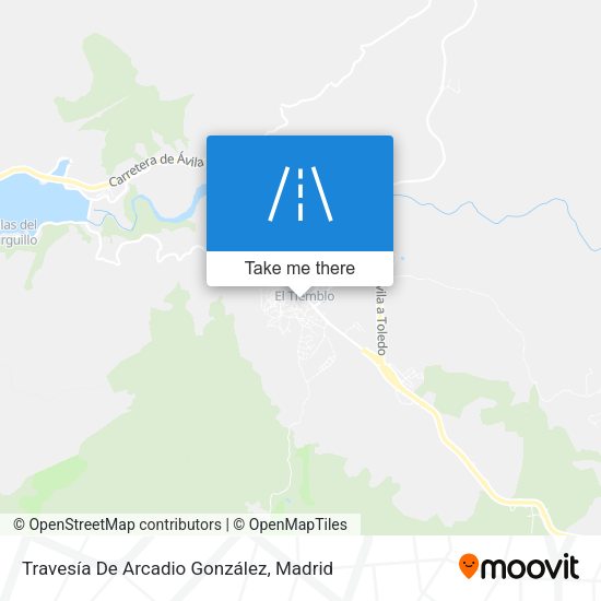 Travesía De Arcadio González map