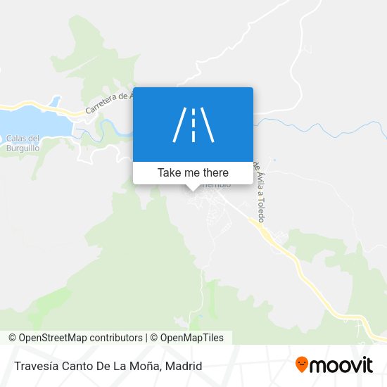 Travesía Canto De La Moña map