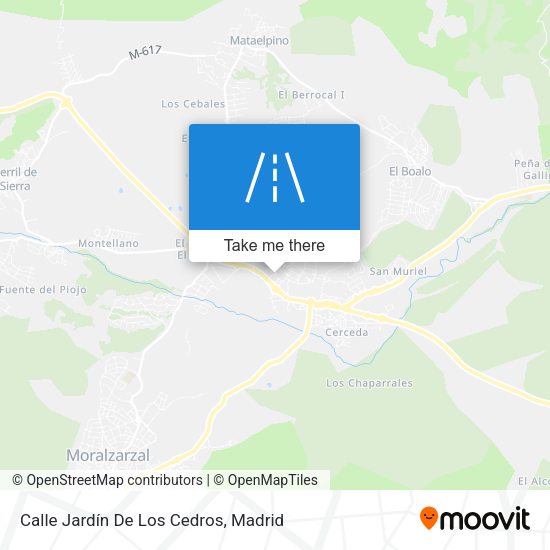 Calle Jardín De Los Cedros map