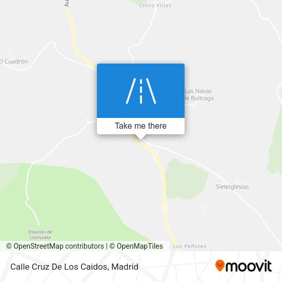 Calle Cruz De Los Caidos map