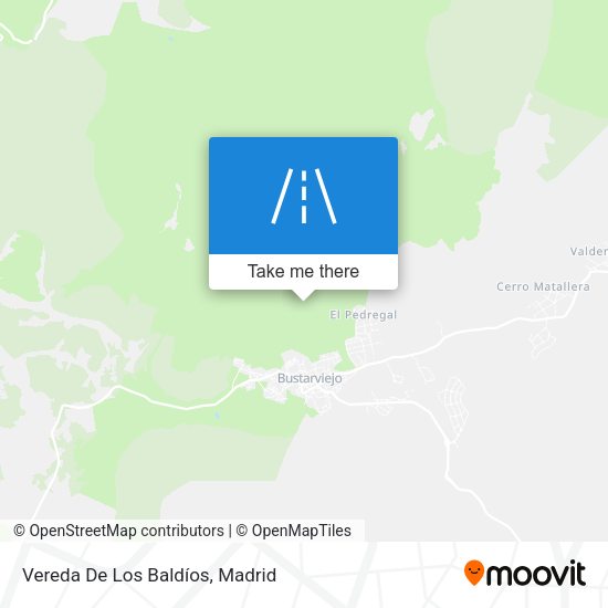 Vereda De Los Baldíos map