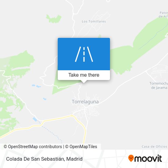 Colada De San Sebastián map