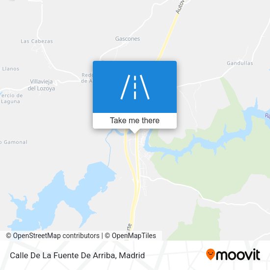 Calle De La Fuente De Arriba map