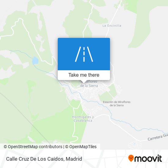 Calle Cruz De Los Caídos map