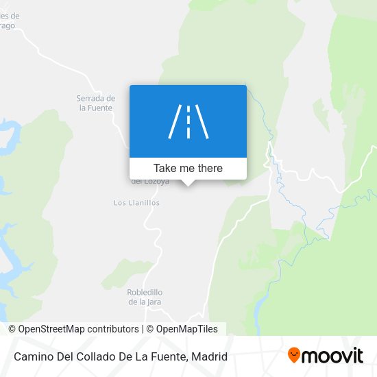 Camino Del Collado De La Fuente map