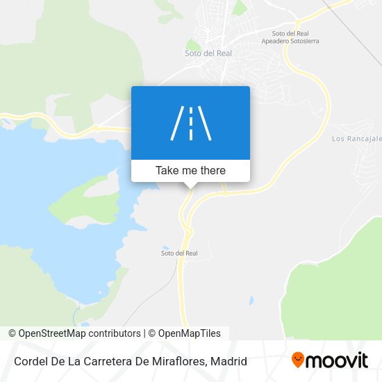 Cordel De La Carretera De Miraflores map