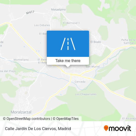 Calle Jardín De Los Ciervos map