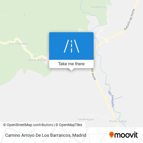 Camino Arroyo De Los Barrancos map