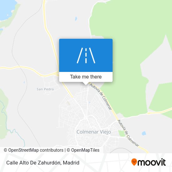 Calle Alto De Zahurdón map