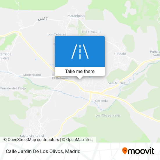 Calle Jardín De Los Olivos map