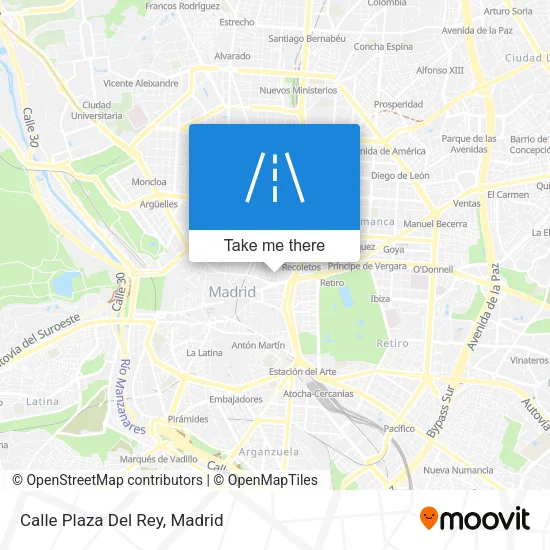 Calle Plaza Del Rey map