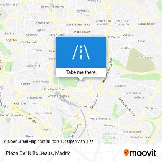 Plaza Del Niño Jesús map