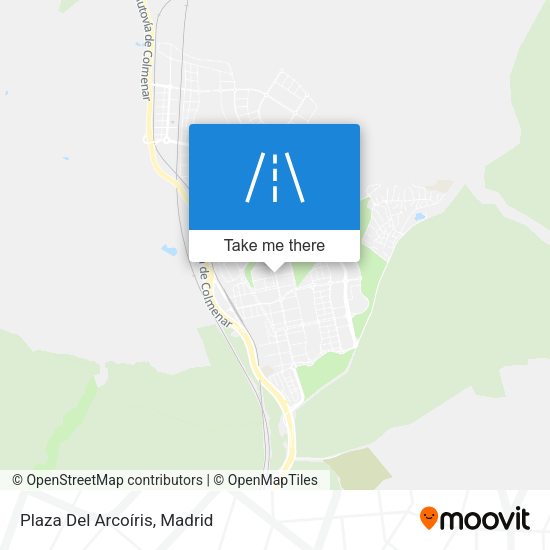 Plaza Del Arcoíris map