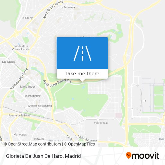 mapa Glorieta De Juan De Haro