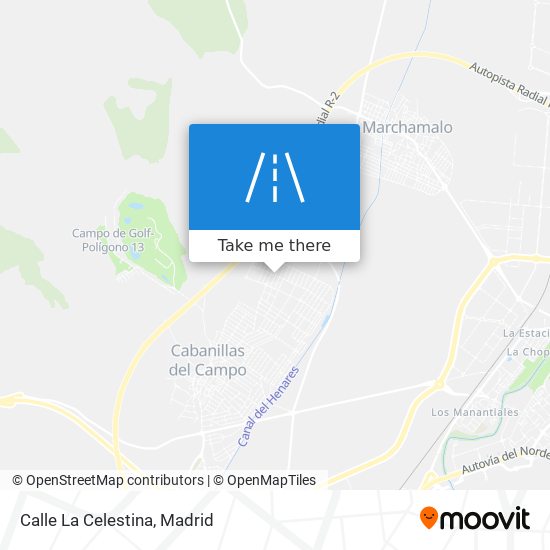 Calle La Celestina map