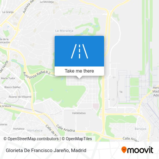 Glorieta De Francisco Jareño map