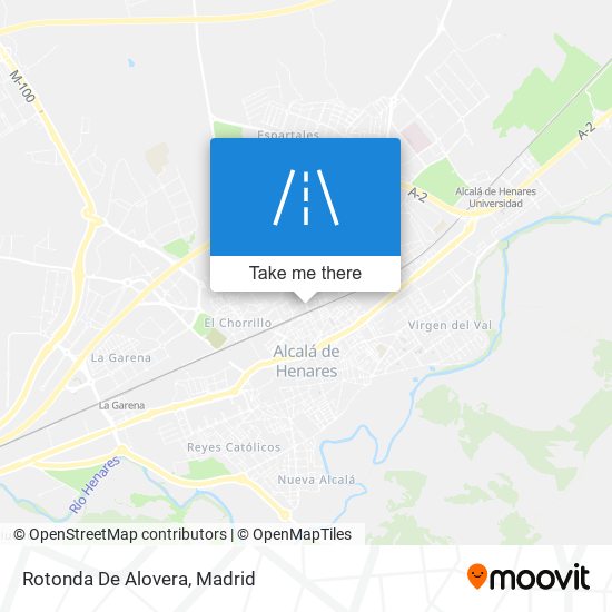 mapa Rotonda De Alovera