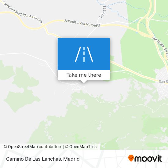 Camino De Las Lanchas map