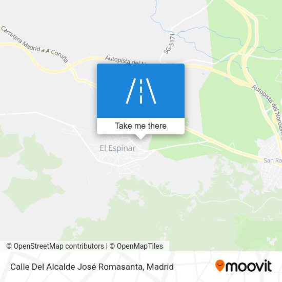 Calle Del Alcalde José Romasanta map