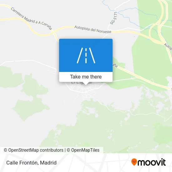 Calle Frontón map