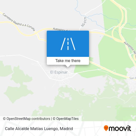 Calle Alcalde Matías Luengo map