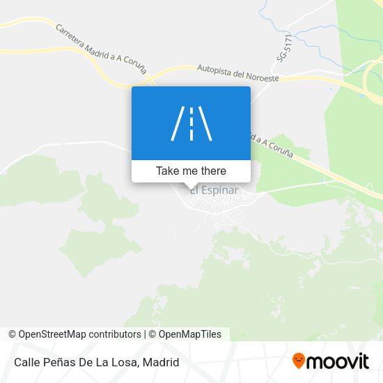 Calle Peñas De La Losa map