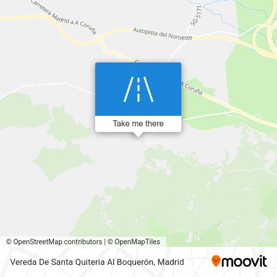 Vereda De Santa Quiteria Al Boquerón map