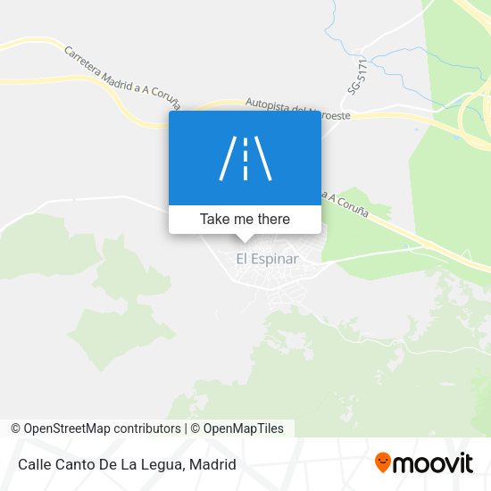 Calle Canto De La Legua map