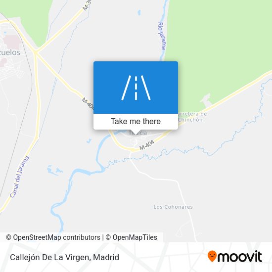Callejón De La Virgen map