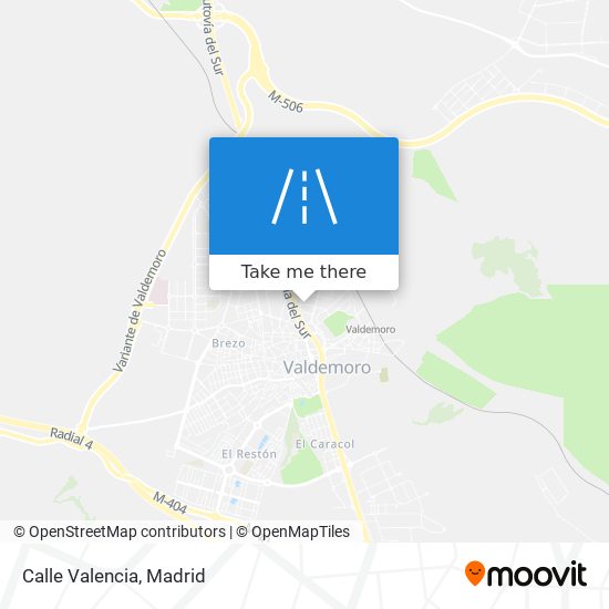 Calle Valencia map