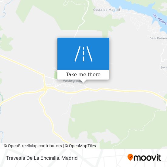 Travesía De La Encinilla map
