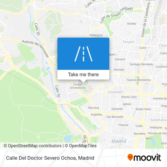 Calle Del Doctor Severo Ochoa map