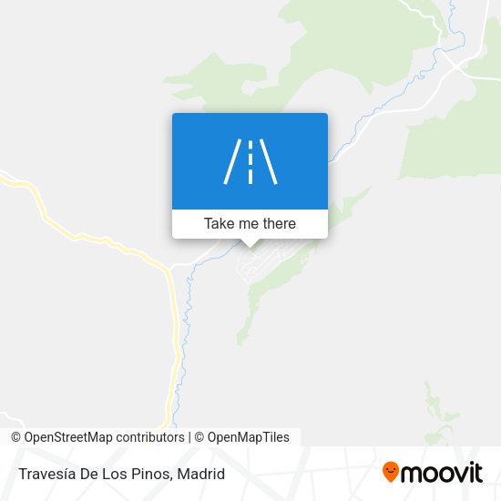 Travesía De Los Pinos map