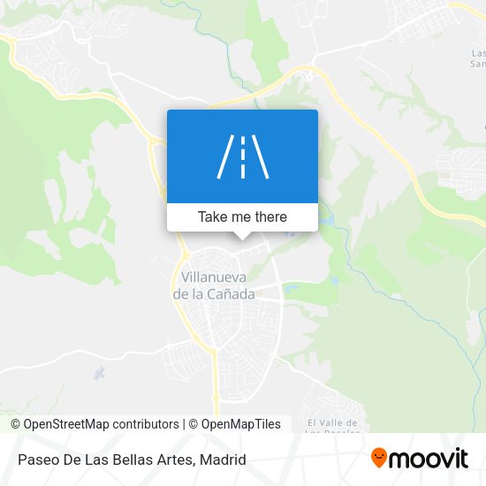 Paseo De Las Bellas Artes map