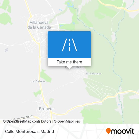 Calle Monterosas map