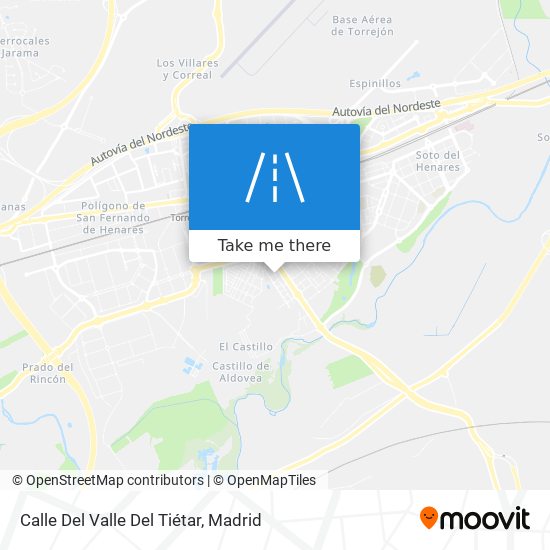 Calle Del Valle Del Tiétar map