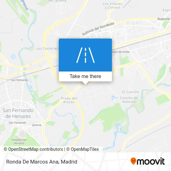 Ronda De Marcos Ana map