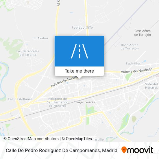Calle De Pedro Rodríguez De Campomanes map