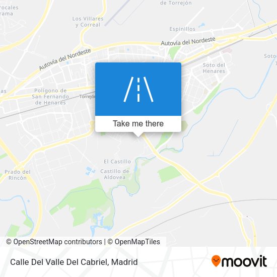 Calle Del Valle Del Cabriel map