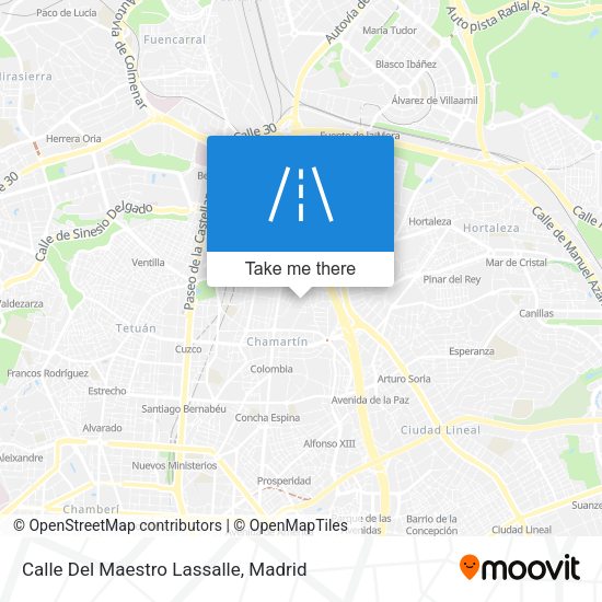 Calle Del Maestro Lassalle map