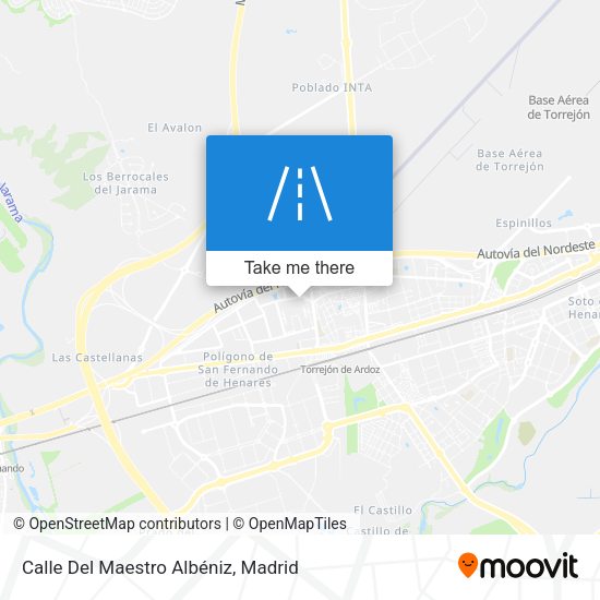 Calle Del Maestro Albéniz map