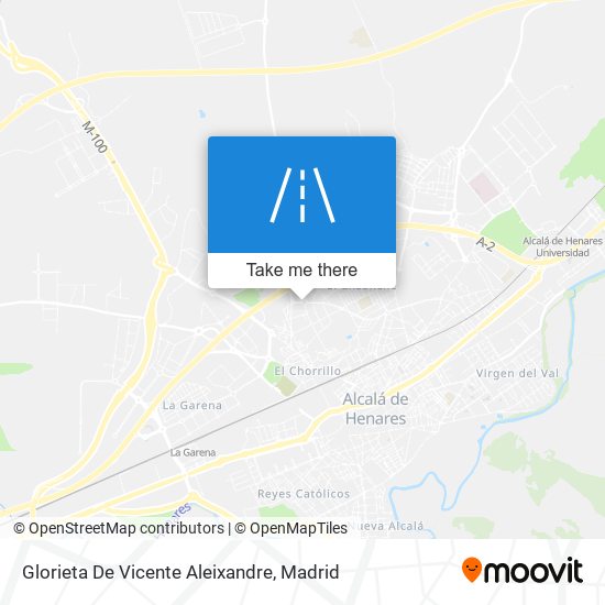 mapa Glorieta De Vicente Aleixandre