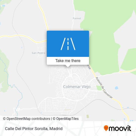 Calle Del Pintor Sorolla map
