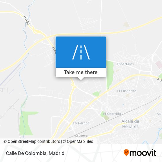 mapa Calle De Colombia